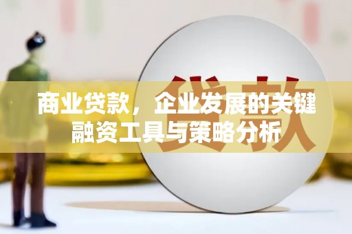 黎川商业贷款，企业发展的关键融资工具与策略分析