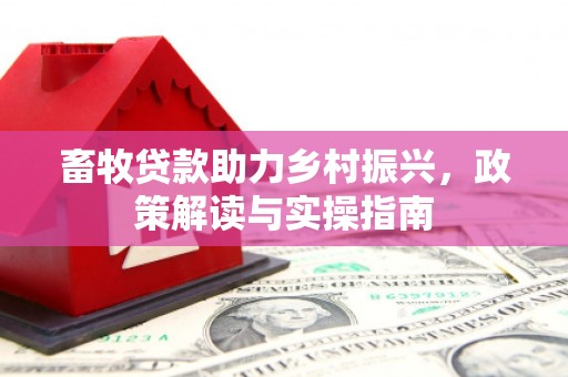 黎川畜牧贷款助力乡村振兴，政策解读与实操指南
