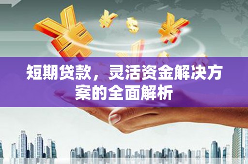 黎川短期贷款，灵活资金解决方案的全面解析