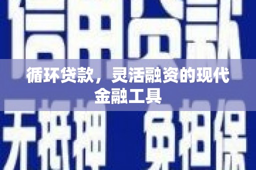 黎川循环贷款，灵活融资的现代金融工具