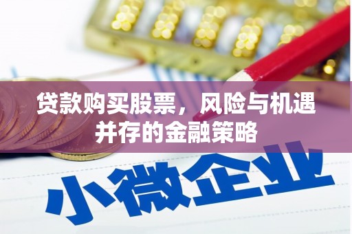 黎川贷款购买股票，风险与机遇并存的金融策略